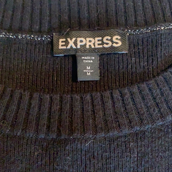 Express red black stripped sweater - Picture 2 of 2
